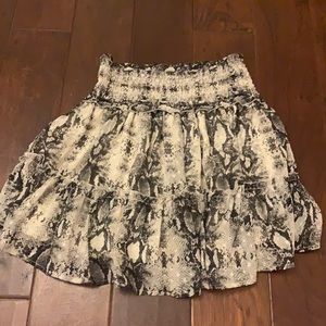Altar’d State Snakeskin Tiered Skirt